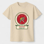 Assistant Head Elf kids Christmas shirt for Big Sister, flat, Sand