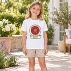 Assistant Head Elf kids Christmas shirt for Big Sister, worn, White