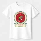 Present Security kids Christmas shirt for Big Brother, flat, White