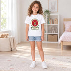 Assistant Head Elf kids Christmas shirt for Big Sister, worn, White