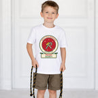 Present Security kids Christmas shirt for Big Brother, worn, White