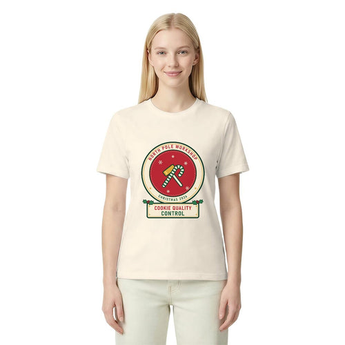Cookie Quality Control Christmas Shirt for Mom | North Pole Workshop Family Set