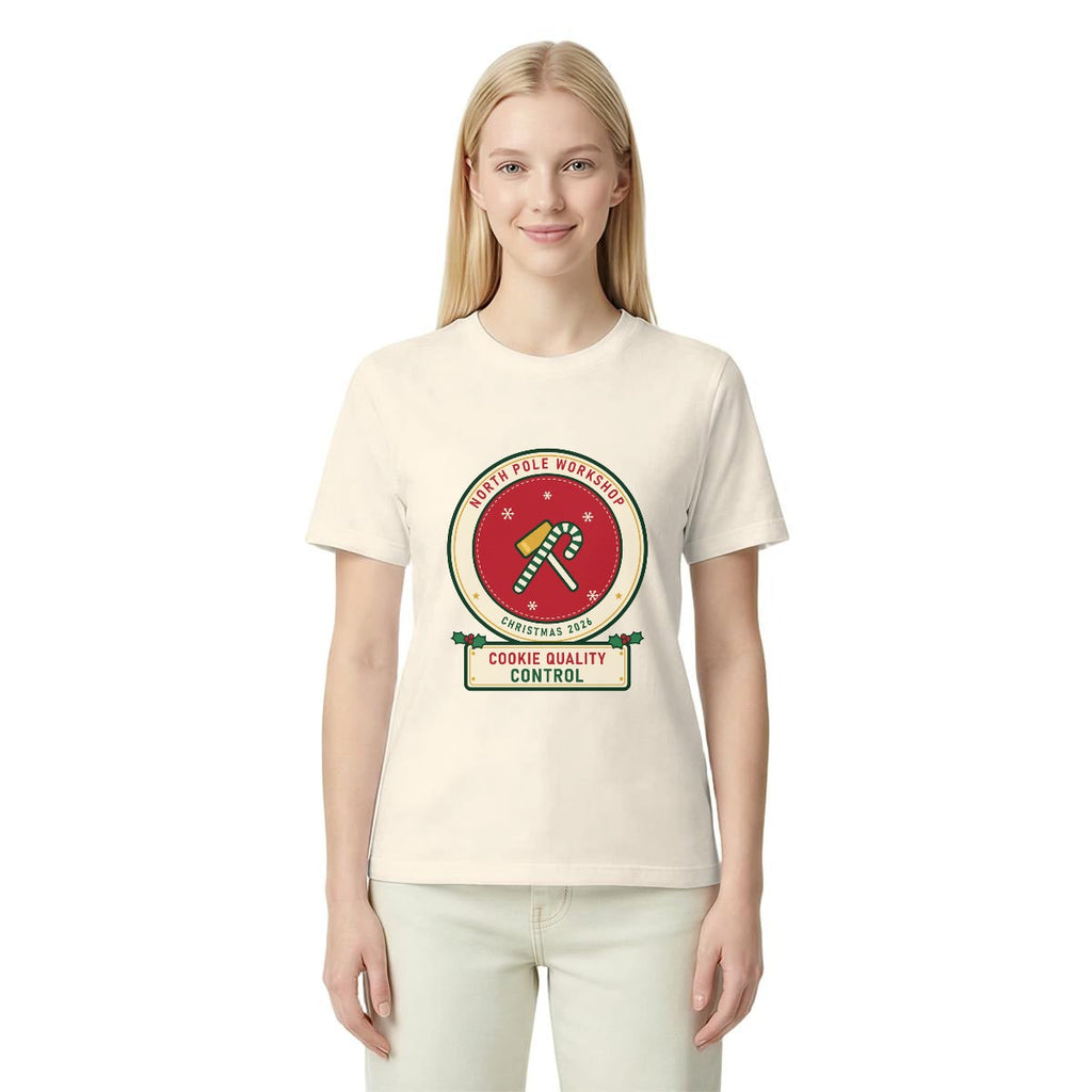Cookie Quality Control Christmas Shirt for Mom | North Pole Workshop Family Set