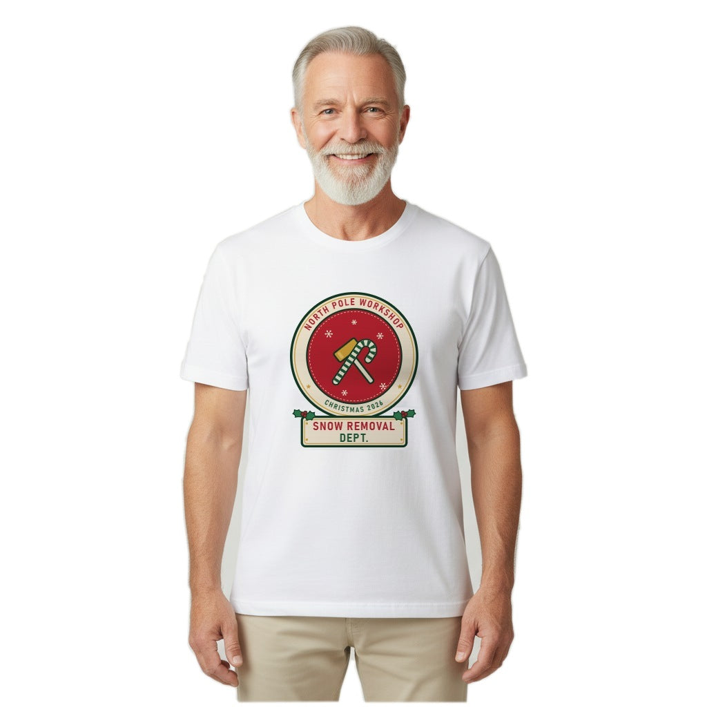 Snow Removal Dept. Christmas Shirt for Grandpa | North Pole Workshop Family Set